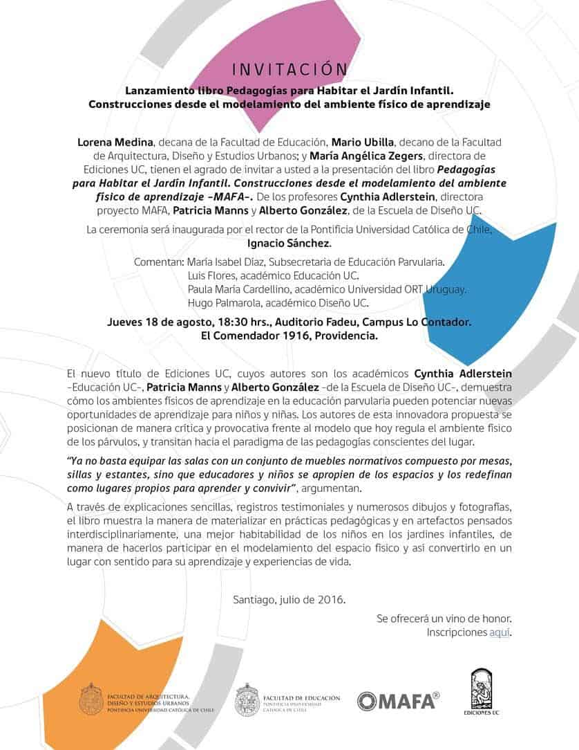 Invitaciones archivos | Page 3 of 19 | Colegio de Educadores de Párvulos de  Chile